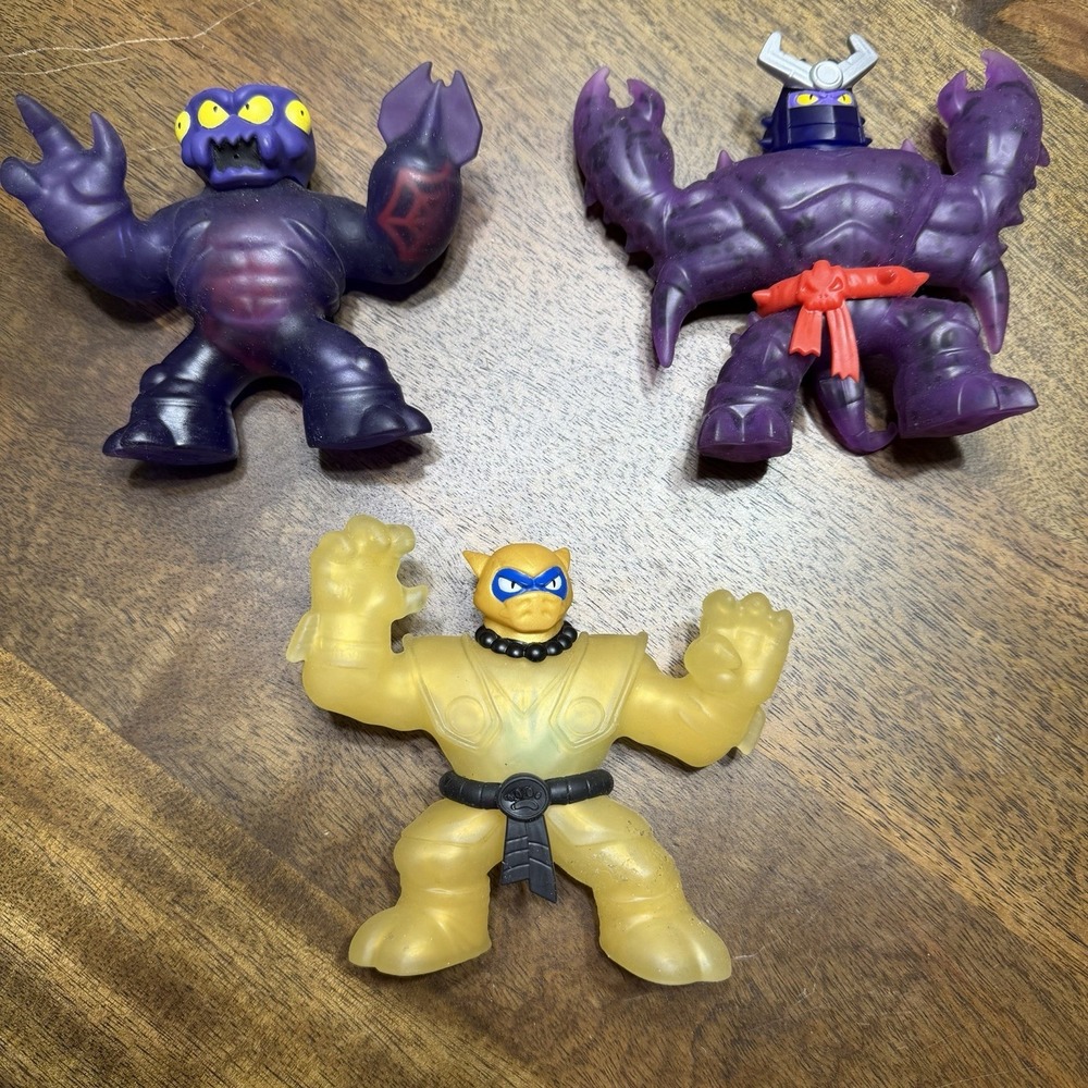 Heroes Of Goo Jit Zu Gold Pantaro Shadow Scorpion Redback Spider Figures Lot